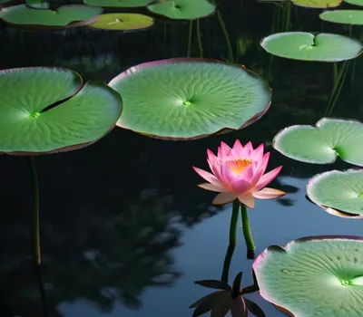 Lotus Flower on Water phone flowers wallpaper