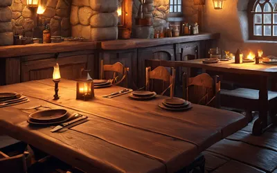 Medieval RPG Tavern phone gaming wallpaper