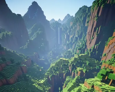 Minecraft Epic Landscape tablet gaming wallpaper