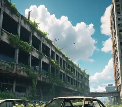 Post Apocalyptic Highway tablet gaming wallpaper