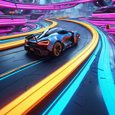 Racing Game Track phone gaming wallpaper
