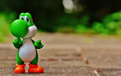 Yoschi figure fun 4k gaming wallpaper