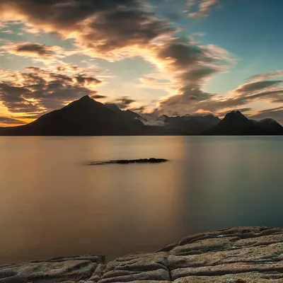 Lake mountains sunset hd lake wallpaper