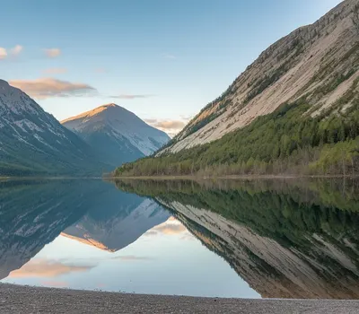 Mountain lake landscape 4k lake wallpaper