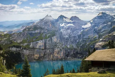 Mountains lake trees 4k lake wallpaper