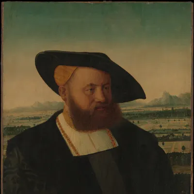 Portrait of a Man with a Moor's Head on His Signet Ring hd lake wallpaper