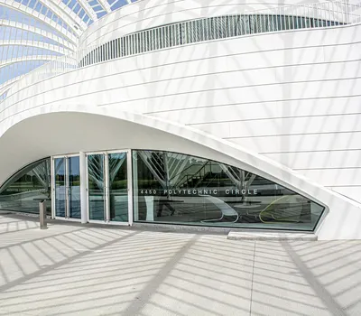 Building architecture door 4k minimal wallpaper