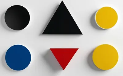 Minimal Geometric Shapes tablet minimal wallpaper