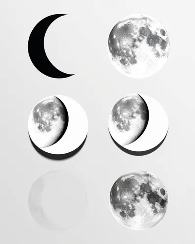Minimal Moon Phase tablet minimal wallpaper
