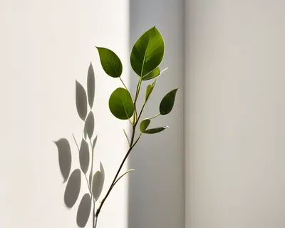 Minimal Plant Shadow phone minimal wallpaper