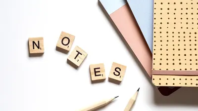 Note notepad write 4k minimal wallpaper