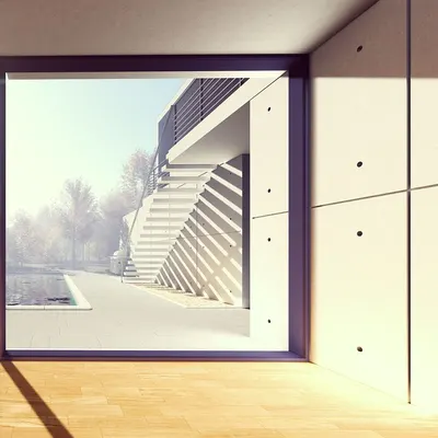 Window indoors empty 4k minimal wallpaper