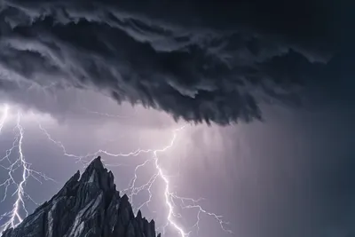 Dramatic Mountain Storm tablet mountain wallpaper