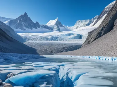 Frozen Mountain Glacier tablet mountain wallpaper