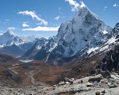 Himalayas, Cholatse, Nepal 4k mountain wallpaper