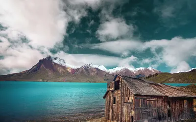 Landscape lake mountain 4k mountain wallpaper