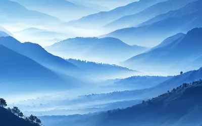 Misty Mountain Valley phone mountain wallpaper