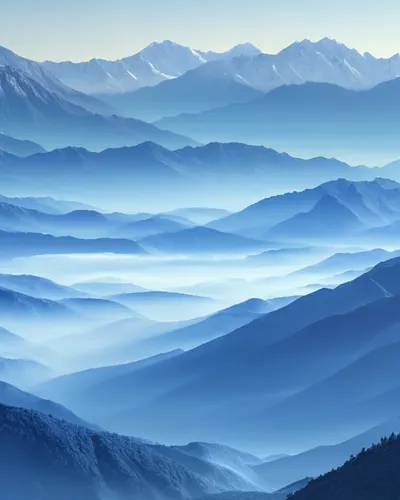 Misty Mountain Valley phone mountain wallpaper