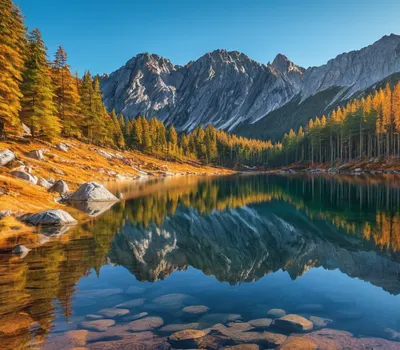 Mountain Reflection Lake 4k mountain wallpaper