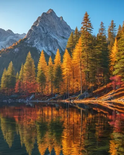 Mountain Reflection Lake phone mountain wallpaper