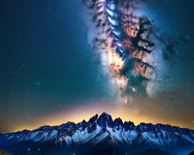 Mountain Starry Night phone mountain wallpaper