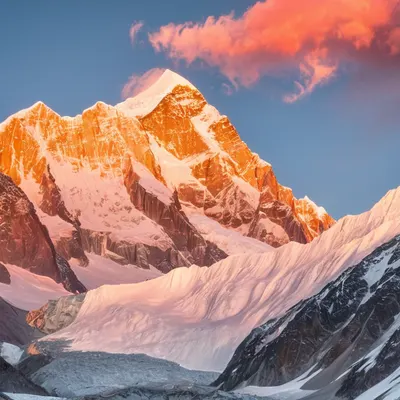 Snow Capped Peaks Sunrise tablet mountain wallpaper