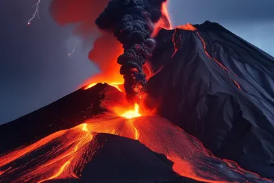 Volcanic Mountain Eruption phone mountain wallpaper