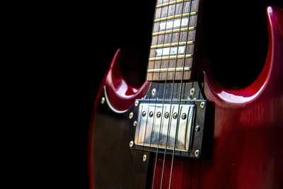 Close up guitar handle 4k music wallpaper