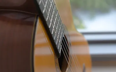 Guitar classical guitar music 4k music wallpaper