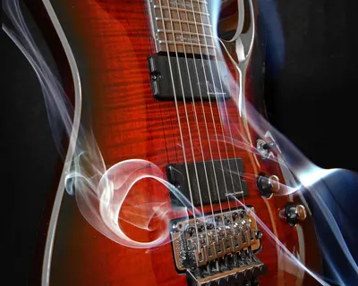 Guitar eight strings seven-string 4k music wallpaper