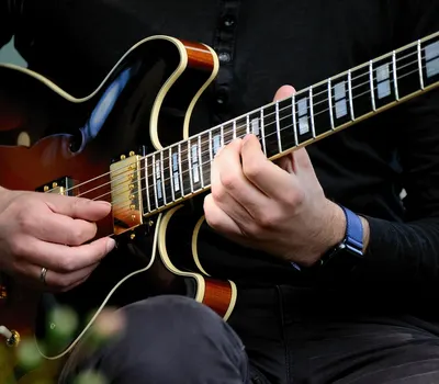 Guitar electric guitar musician 4k music wallpaper