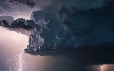 Dramatic Storm Over Prairie phone nature wallpaper