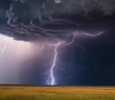 Dramatic Storm Over Prairie phone nature wallpaper