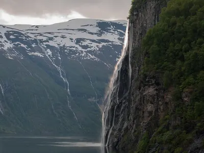 Norway geirangerfjord fjord 4k nature wallpaper