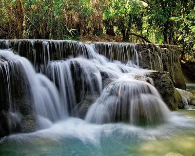 Waterfalls cascades nature 4k nature wallpaper