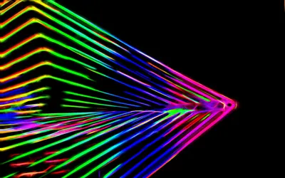 Abstract neon background 4k neon wallpaper