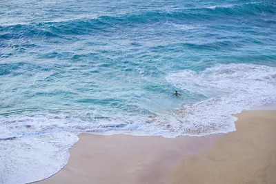 Beach waves water 4k ocean wallpaper