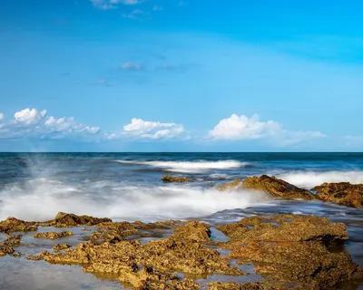 Coast sea beach 4k ocean wallpaper