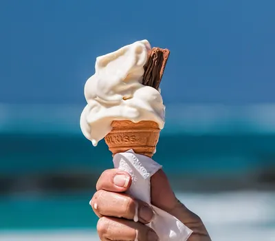 Ice cream dessert food 4k ocean wallpaper