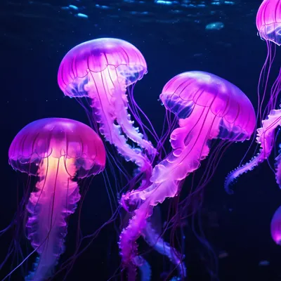 Jellyfish Swarm Ethereal hd ocean wallpaper