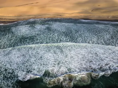Namibia deferlante wave 4k ocean wallpaper