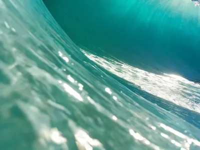 Ocean Wave Tunnel phone ocean wallpaper