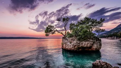 Sea beach island 4k ocean wallpaper