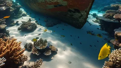 Shipwreck Underwater phone ocean wallpaper