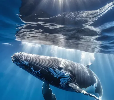 Whale Underwater Majestic phone ocean wallpaper