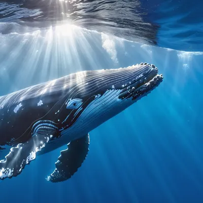 Whale Underwater Majestic tablet ocean wallpaper