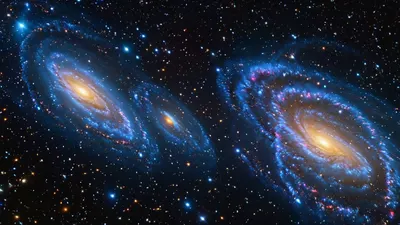 Cosmic Web Structure 4k space wallpaper