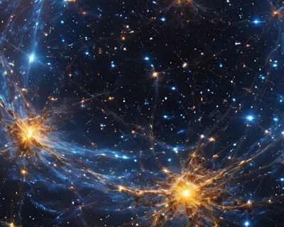 Cosmic Web Structure phone space wallpaper