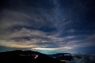 Dark sky stars 4k space wallpaper