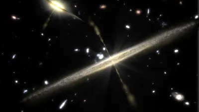 Galaxies of all Shapes Host Black Holes Artist Concept hd space wallpaper